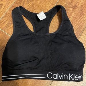 Black Sports Bra (Calvin Klein)